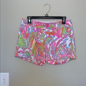 Lilly Pulitzer Callahan Shorts Rare Print